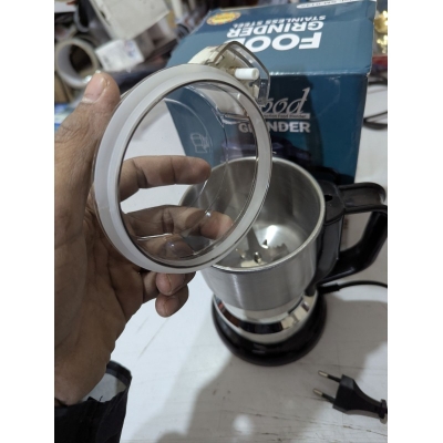 Picture of High Power Electric Food Grinder Model SM-0145 for Kitchen Stainless Steel Spice and Coffee Bean Grinder Machine with Durable Blades Perfect for Grinding Grains Nuts and Dry Herbs in Bangladesh Online.-Multicolor