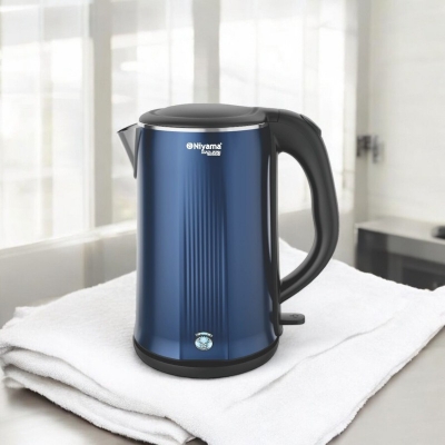 Picture of "Electric Kettle 1.8L 1800W, Stainless Steel 304 with Auto Power Off and Anti-Dry Features, Double Body for Extra Safety, Multiple Colors Available, 220V 50Hz, Ideal for Fast Boiling"-Multicolor