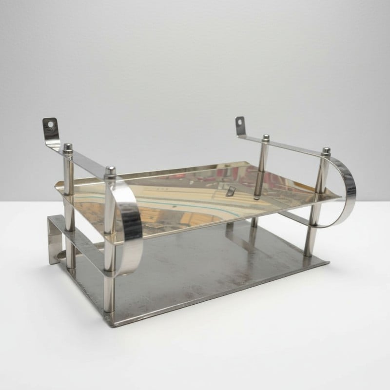 Picture of Stainless Steel Wall Mounted Wi-Fi Router Stand-Multicolor