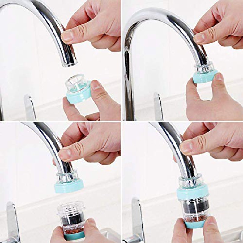 Picture of 1pcs Kitchen Tap Filter – Mini Magnetic Purifier with Medical Stone, Rust and Dirt Removal for Cleaner Household Water",-Multicolor