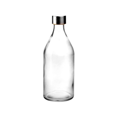 Picture of Buxton 1000ML Clear Plain Glass Bottle for Water & Milk – Reusable, Durable, Elegant Design for Daily Hydration, Home & Office Use.-Multicolor