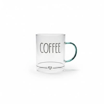 Picture of Premium 6 Pcs Glass Mug Set with Handle for Hot Coffee Tea Milk 220ml Borosilicate High Temperature Resistant Clear Glassware Perfect for Home Office Daily Use and Gift Occasions Worldwide.-Multicolor