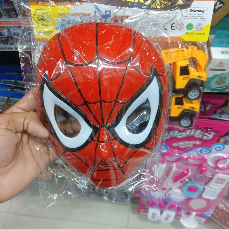 Picture of Spider Mask LED Light Spider Mask for Boys Kids Superhero Mask-Multicolor