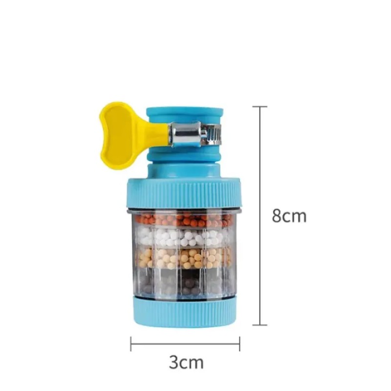 Picture of Water Saving Water wait adjustable belt , Splash Verde Filter, 5 Layer Filter, Proximity Filter, Faucet Head Accessory, Shower & Kitchen-Multicolor