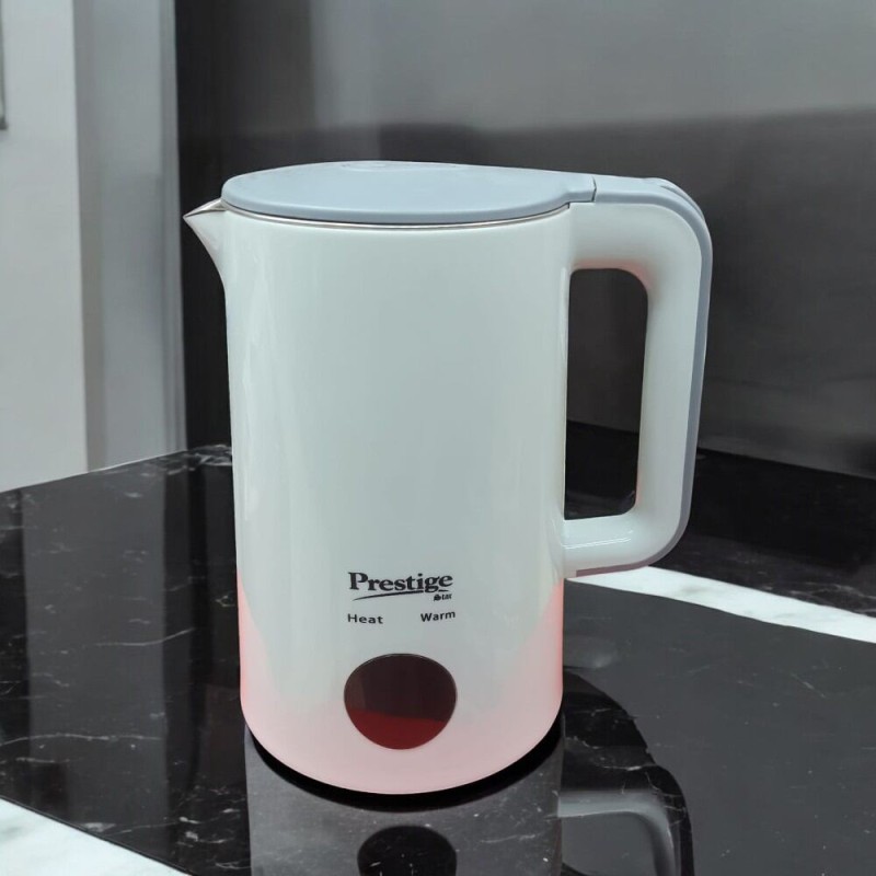 Picture of Prestige 2.3L Stainless Steel Electric Kettle, 1500W, Auto Shut-Off & Fast Boiling, Durable Stainless Steel & Plastic Body, Multiple Color Options, 220V 50Hz, Ideal for Home & Office Use"-Multicolor