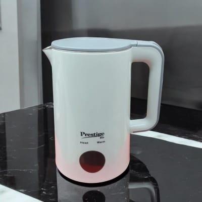 Picture of Prestige 2.3L Stainless Steel Electric Kettle, 1500W, Auto Shut-Off & Fast Boiling, Durable Stainless Steel & Plastic Body, Multiple Color Options, 220V 50Hz, Ideal for Home & Office Use"-Multicolor
