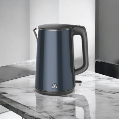 Picture of Stainless Steel Electric Kettle 1.8L, 1500W Hot Water Boiler, Automatic Shut-Off with Insulation, Durable Design for Office or Pantry, Multiple Colors, 220V 50Hz, Fast and Safe Boiling Solution.-Multicolor