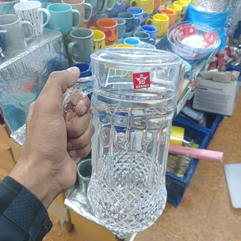 Picture of Acrylic Plastic Transparent Jug – 1.3-White