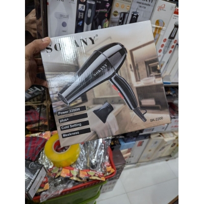 Picture of Professional 2200W Hair Dryer with Cold Setting-Multicolor
