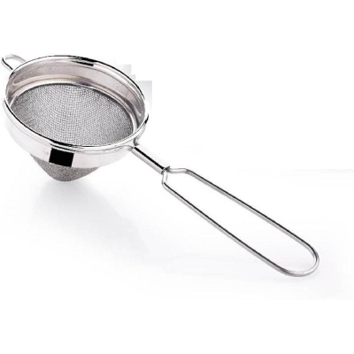 Picture of Strainer (Chakni) Kitchen Utensils Colanders & Food Strainers-Metal tea strainer-Silver