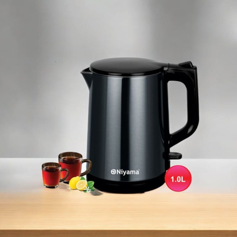 Picture of "1.8L Electric Kettle Stainless Steel, 1500W for Boiling Water, Double Wall Hot Water Heater, Cool Touch Electric Teapot with Auto Shut-Off & Boil-Dry Protection, Multiple Colors, 220V 50Hz"-Multicolor