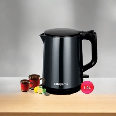 Picture of "1.8L Electric Kettle Stainless Steel, 1500W for Boiling Water, Double Wall Hot Water Heater, Cool Touch Electric Teapot with Auto Shut-Off & Boil-Dry Protection, Multiple Colors, 220V 50Hz"-Multicolor
