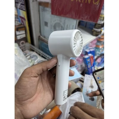 Picture of High Speed Handheld Fan with Long Lasting Rechargeable Battery and Digital Power Display Screen Portable Mini Cooling Solution for Outdoor Travel Summer Activities Office Home Use Personal USB Turbo Fan Bangladesh.-Multicolor