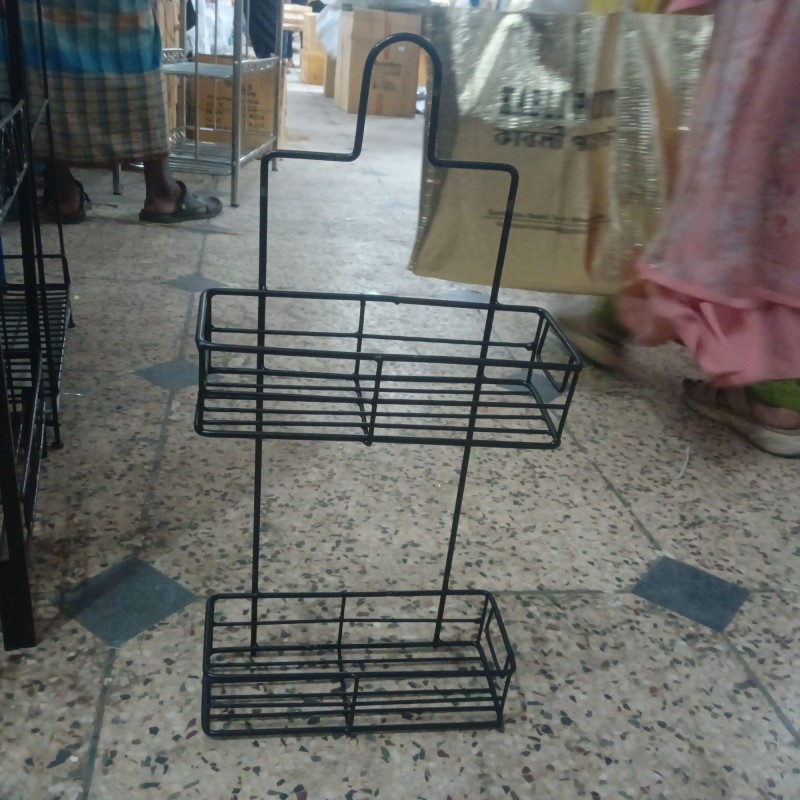 Picture of Shower Caddy Hanging Adjustable Shower Caddy, Rustproof Extended Length Shower 10*4*21 inch-Black