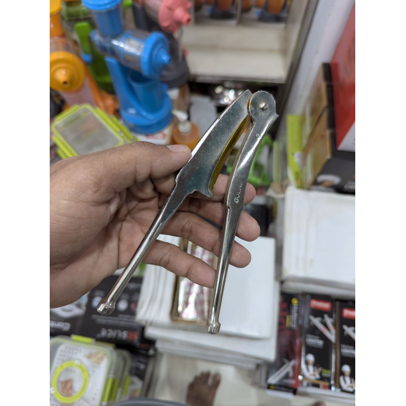 Picture of Heavy Duty Stainless Steel Multifunctional Nutcracker Tool, Manual Walnut Cracker and Chestnut Opener, Ergonomic Handheld Nut Sheller Pliers for Pecans, Hazelnuts, Almonds, and Macadamia, Essential Kitchen Gadget for Easy Nut Shelling and Peeling-Silver