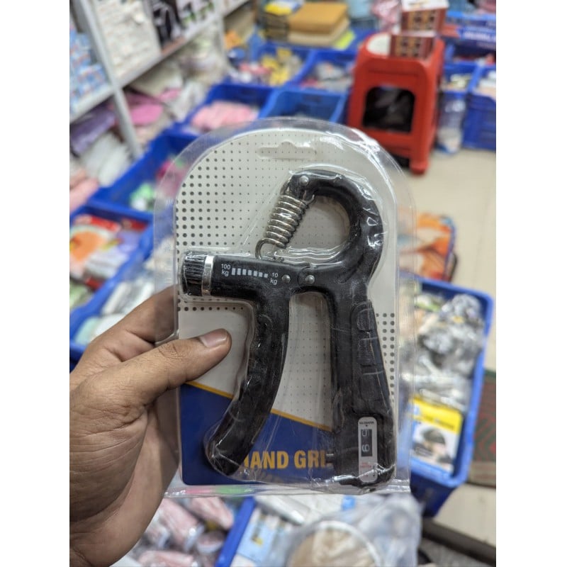 Picture of Adjustable Hand Grip Strengthener 10-60kg with Counter for Men Women Forearm Strength Trainer Wrist Exerciser Finger Gripper Non-Slip Heavy Duty Hand Squeezer for Muscle Building Gym Home Workout Fitness Equipment.-Multicolor