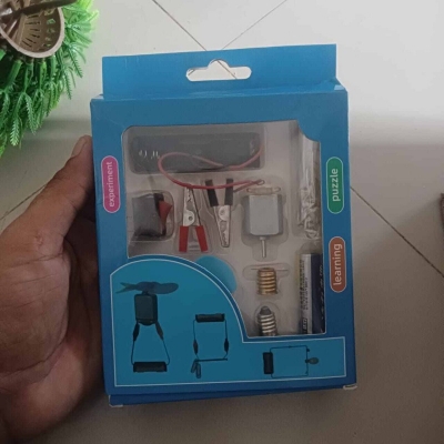 Picture of Electric Circuit Learning Kit – DIY Physics Electricity Project Set – Ideal for Students and Teachers – Understand Current, Voltage, and Motors with This Hands-On Educational Kit-Multicolor