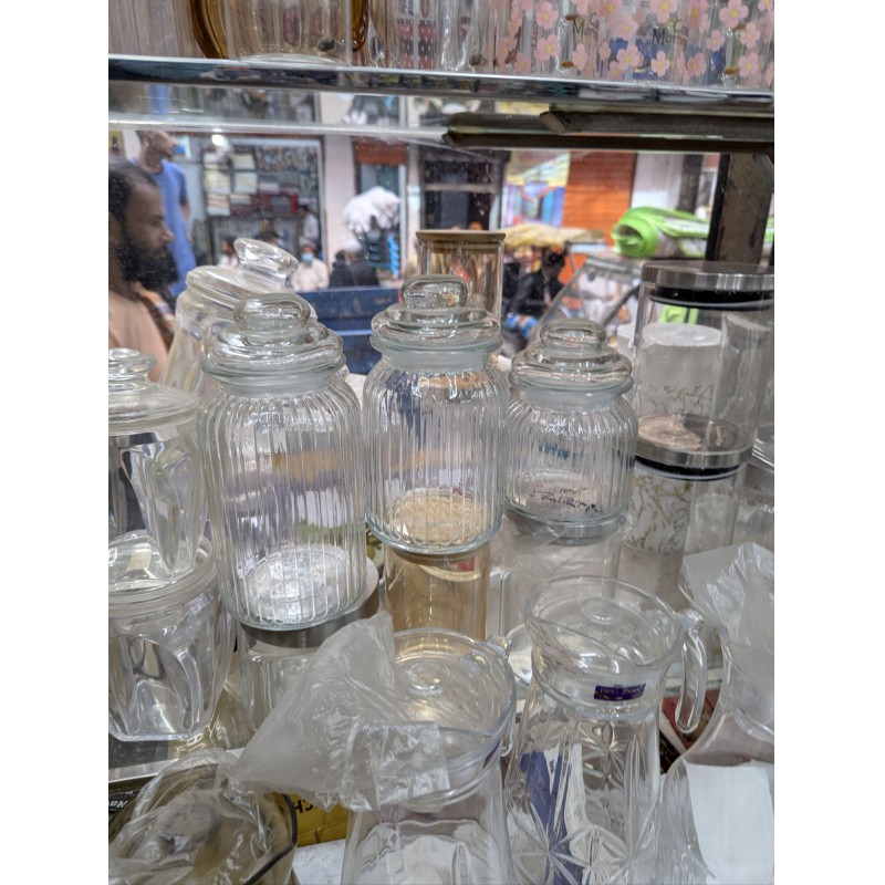 Picture of Vintage-Style Airtight Glass Caniste 1 pcs-Multicolor