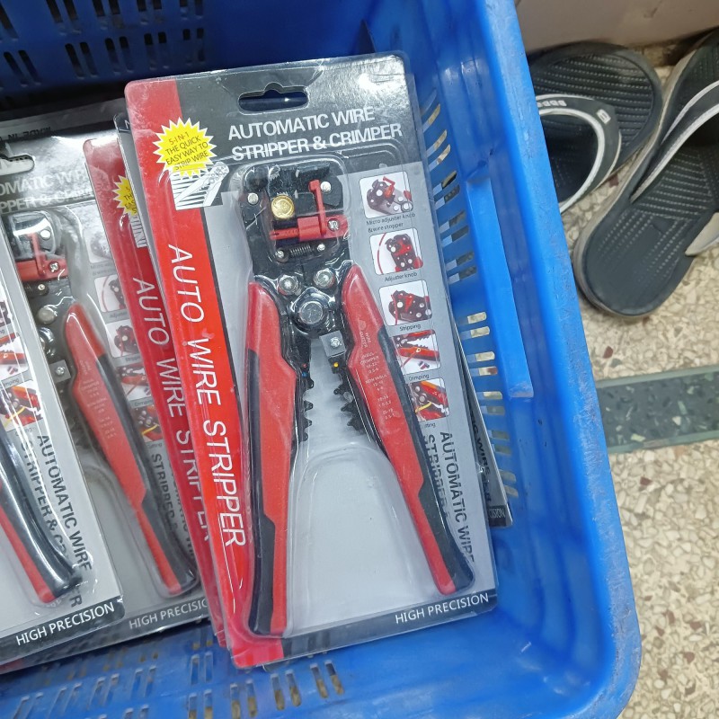 Picture of Wire Stripping Tool Self-adjusting regular size Automatic Wire Stripper/Cutting Pliers Tool-Multicolor