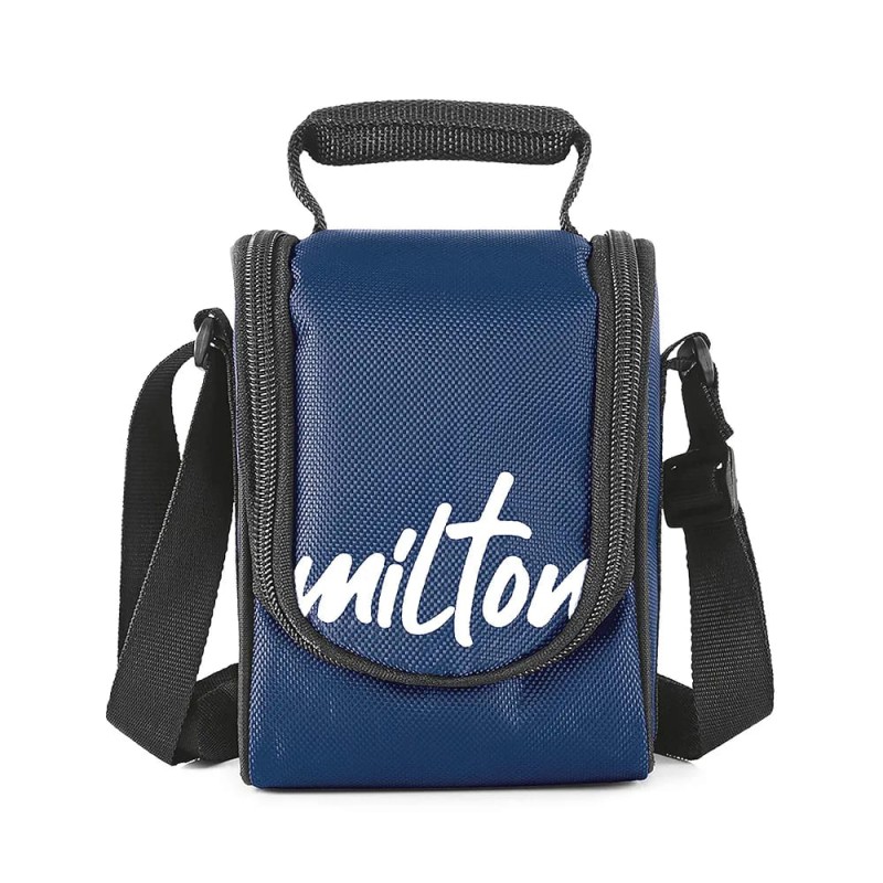 Picture of Milton Tasty 4 Stainless Steel Lunch Box with bag, blue 3 in 1. 200,320 & 500 ml-Blue