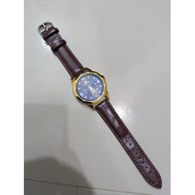 Picture of Luxury Men’s Quartz Watch with Genuine Brown Leather Strap Black Dial Analog Display Water Resistant Business Casual Wristwatch for Gents High Quality Fashion Timepiece Perfect Gift for Men Online Shopping Now.-Multicolor