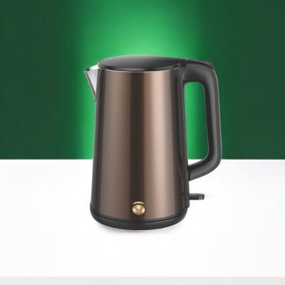Picture of 1.8L Stainless Steel Electric Kettle, 1500W Hot Water Boiler with Insulation and Automatic Shut-Off, Multiple Colors, 220V 50Hz, Designed for Office and Pantry Use, Safe and Reliable Boiling.-Multicolor