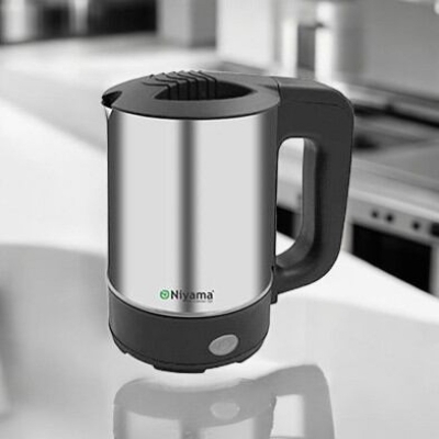 Picture of Portable Electric Kettle, 500ml 800W Travel Water Boiler, Stainless Steel Body, 220V 50Hz Fast Boiling, Compact Design for Travel, Office, and Home Use, Multiple Color Options, 1 Pc.-Multicolor
