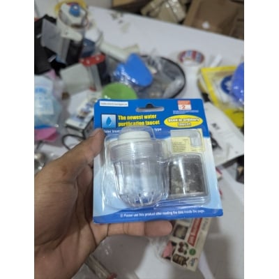 Picture of Best Activated Carbon Faucet Water Filter for Kitchen Sinks to Remove Chlorine and Impurities Efficiently Ensuring Clean Safe Drinking Water for Your Family Health with Easy Installation at Home or Office.-Multicolor
