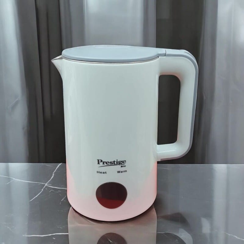 Picture of Prestige 2.3L Stainless Steel Electric Kettle, 1500W, Auto Shut-Off & Fast Boiling, Durable Stainless Steel & Plastic Body, Multiple Color Options, 220V 50Hz, Ideal for Home & Office Use"-Multicolor