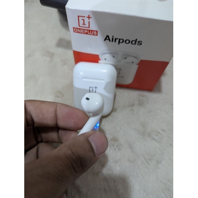 Picture of TWS Bluetooth Wireless Earbuds with High-Quality Bass Sound, Long Battery Backup, and Smart Touch Control for Android and iOS Devices in Bangladesh at an Affordable Best Price for Students.-White
