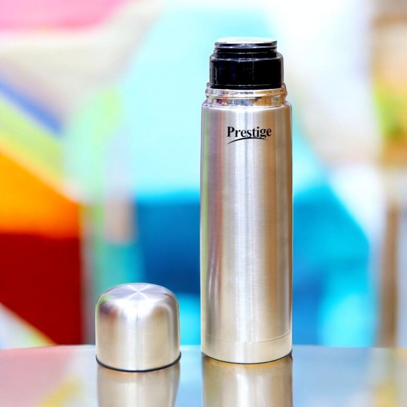 Picture of 1 pcs Prestige Stainless Steel Tumbler - 350ml, Durable and Elegant Silver Finish, Perfect for Hot and Cold Beverages-Silver