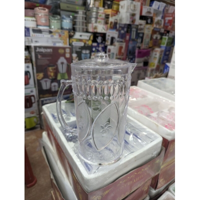 Picture of Elegant Embossed Clear Acrylic Water Pitcher with L-Multicolor