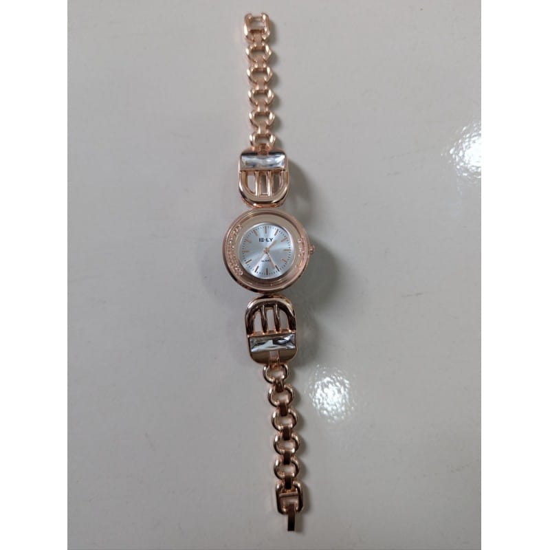 Picture of Luxury Rose Gold Women’s Bracelet Watch Featuring Crystal Accents Elegant Round Dial Premium Quartz Movement Stylish Fashion Jewelry Wristwatch Perfect Anniversary Gift for Her Trendy Ladies Accessory High Quality Finish.-Multicolor