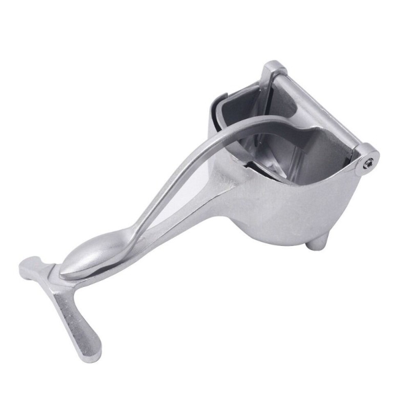 Picture of Portable Heavy Duty Cast Iron Juicer Easy to Clean Hand Pressure Lemon Squeezer Aluminum Alloy Manual Juicer Kitchen Tools-Light Grey