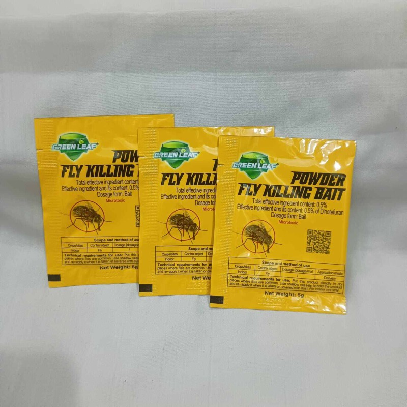 Picture of Greenleaf Fly Killer Powder – Powerful Insecticide Bait for Indoor Use – Eliminate Houseflies and Flying Insects – Safe and Odorless Formula for Effective Pest Control-yellow