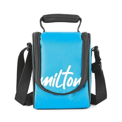 Picture of Milton Tasty 4 Stainless Steel Lunch Box with bag, light blue 3 in 1. 200,320 & 500 ml-Blue