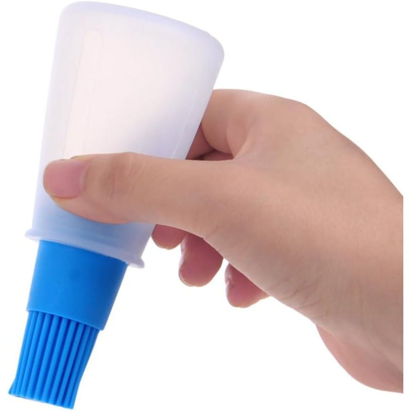 Picture of 1 pcs multicolor Brush Bottle Silicone Cooking Baking Basting BBQ Pancake Kitchen Tool-Multicolor