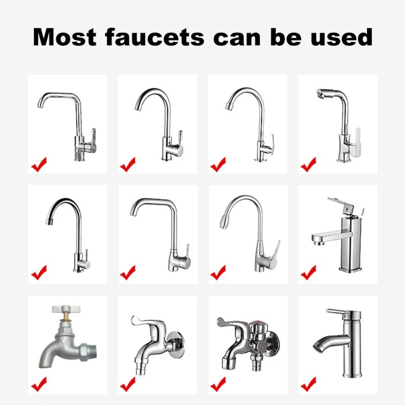 Picture of 1 Piece Faucet Bubbler Filter – Clean Water Solution for Kitchen & Bathroom Use – Hard Water & Metal Removal Purifier-White