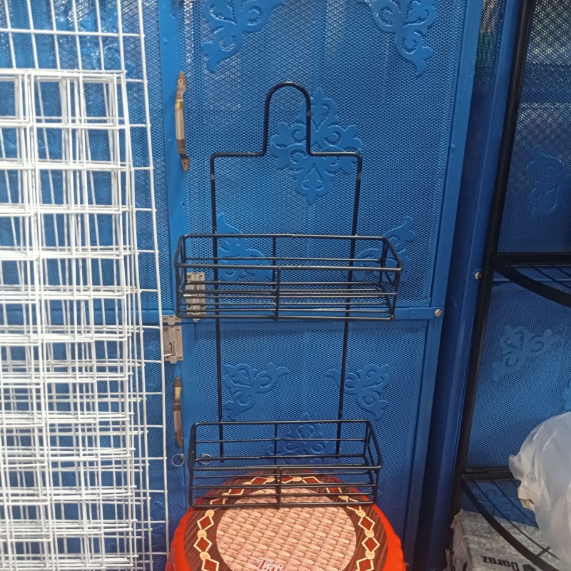 Picture of Shower Caddy Hanging Adjustable Shower Caddy, Rustproof Extended Length Shower 10*4*21 inch-Black