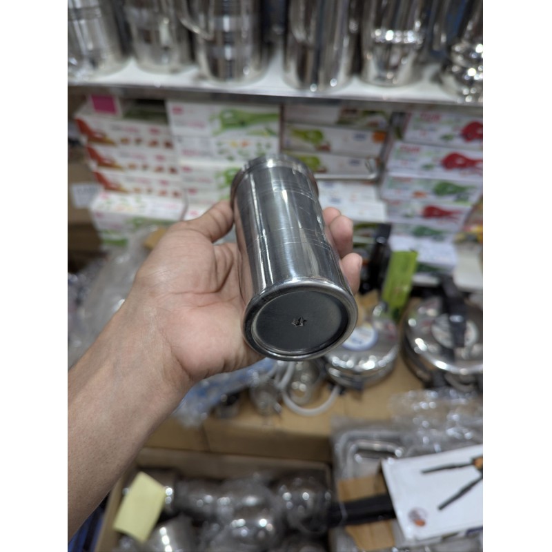 Picture of Premium Stainless Steel Sev Sancha Machine and Chanachur Maker with Multi-Functional Hand-Crank Design for Homemade Snacks, Murukku, Gathiya, and Idiyappam, Durable Rust-Resistant Silver Finish for Professional and Home Kitchen Use.-Silver