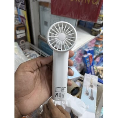 Picture of High Speed Handheld Fan with Long Lasting Rechargeable Battery and Digital Power Display Screen Portable Mini Cooling Solution for Outdoor Travel Summer Activities Office Home Use Personal USB Turbo Fan Bangladesh.-Multicolor