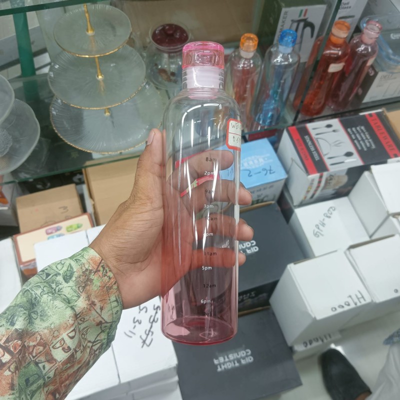 Picture of Durable Glass Bottle with Time Marker – 500ml Transparent Design – Silicone Stopper for Leak Prevention – Perfect for Tea, Juice, Coffee or Milk – Reusable and Eco-Friendly Cup-Multicolor