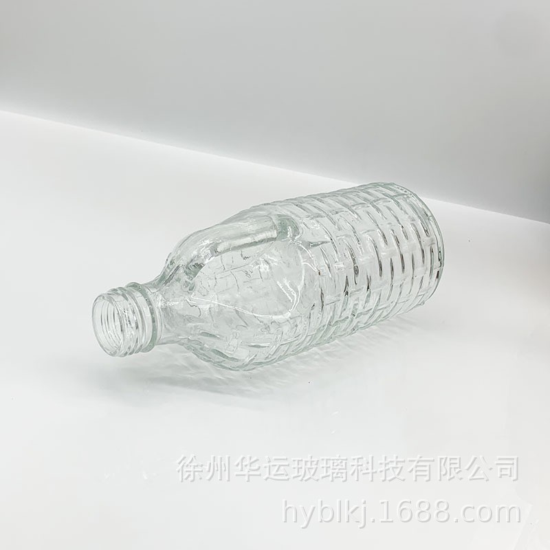 Picture of 1000ml Textured Borosilicate Glass Beverage Bottle with Handle – Leak-Proof, Freezer-Safe, Food-Grade Stainless Steel Cap for Water, Juice & Daily Hydration.-Multicolor