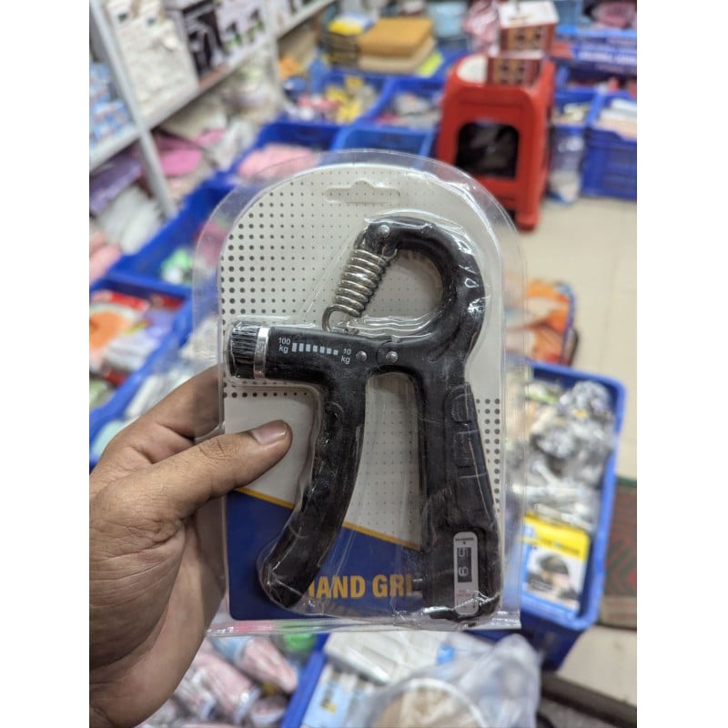 Picture of Adjustable Hand Grip Strengthener 10-60kg with Counter for Men Women Forearm Strength Trainer Wrist Exerciser Finger Gripper Non-Slip Heavy Duty Hand Squeezer for Muscle Building Gym Home Workout Fitness Equipment.-Multicolor