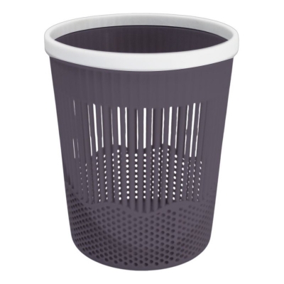 Picture of Mini Plastic Slatted Waste Basket/Desk Organizer-Multicolor