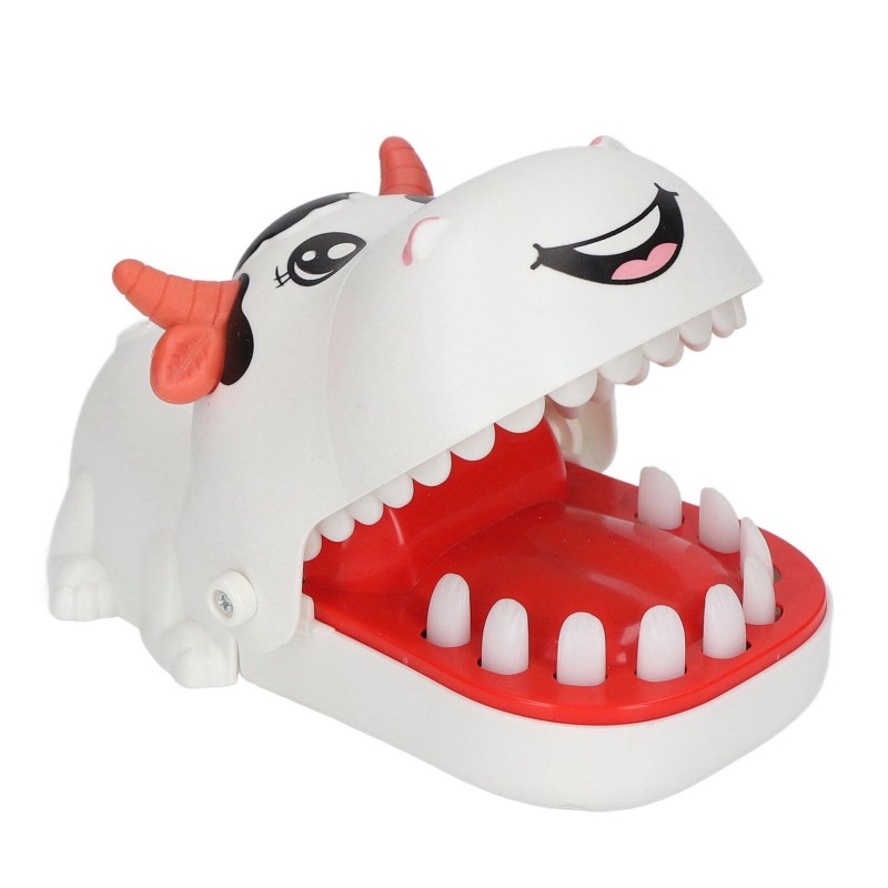 Picture of Teeth Toys Game for Kids – Interactive Cow-Shaped Dentist Toy for Parties, Family Fun, and Stress Relief. Improve Reaction Time, Play Anywhere, and Strengthen Bonds!-white