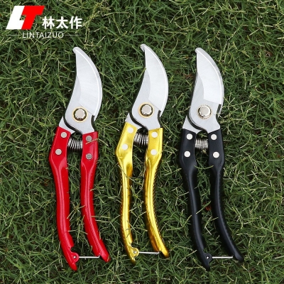 Picture of Pruning Shears - Steel Blade Pruner with Ergonomic Handles, Gardening Scissors, Bonsai Cutter, Professional Gardening Hand Tools-Multicolor