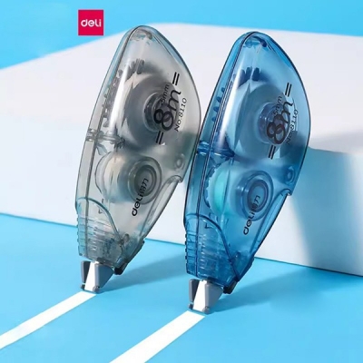 Picture of Deli Correction Tape 8110 High Quality Stationery For School and Office Use White Out Tape Roller Fast Dry Easy To Use For Students Neat Clean Paper Error Correction Available In Bangladesh.-Multicolor