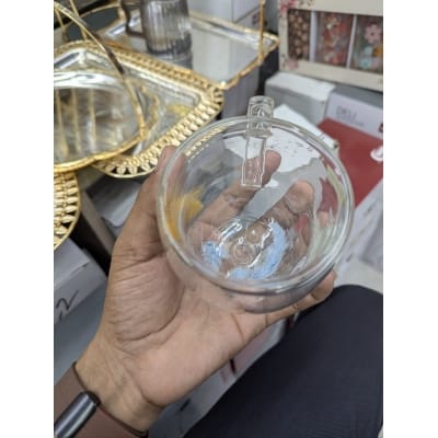 Picture of Premium High Borosilicate Double Wall Glass Coffee Mug with Beautiful Floating Colorful Feathers Design 350ml Heat Resistant Tea Cup for Hot and Cold Beverages Perfect for Gifting and Daily Home Use.-Multicolor
