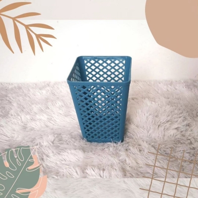 Picture of small plastic storage basket or desktop organizer-Multicolor